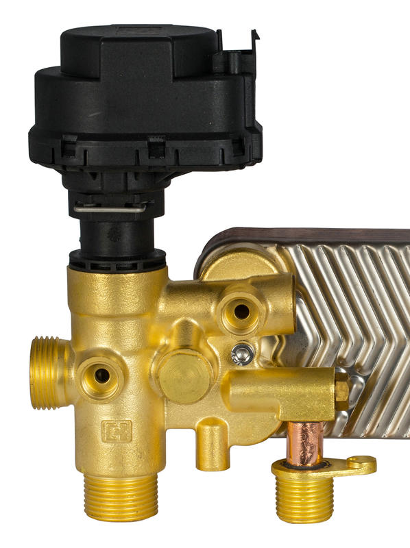 Copper outlet valve (34 main exchange - external temperature probe)