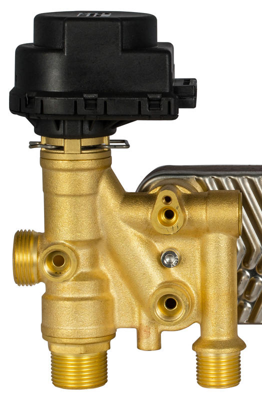 Copper outlet valve (parallel flow)