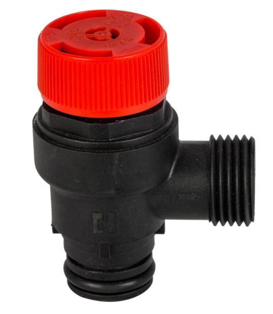 Polymer safety valve (G1/2 male thread)