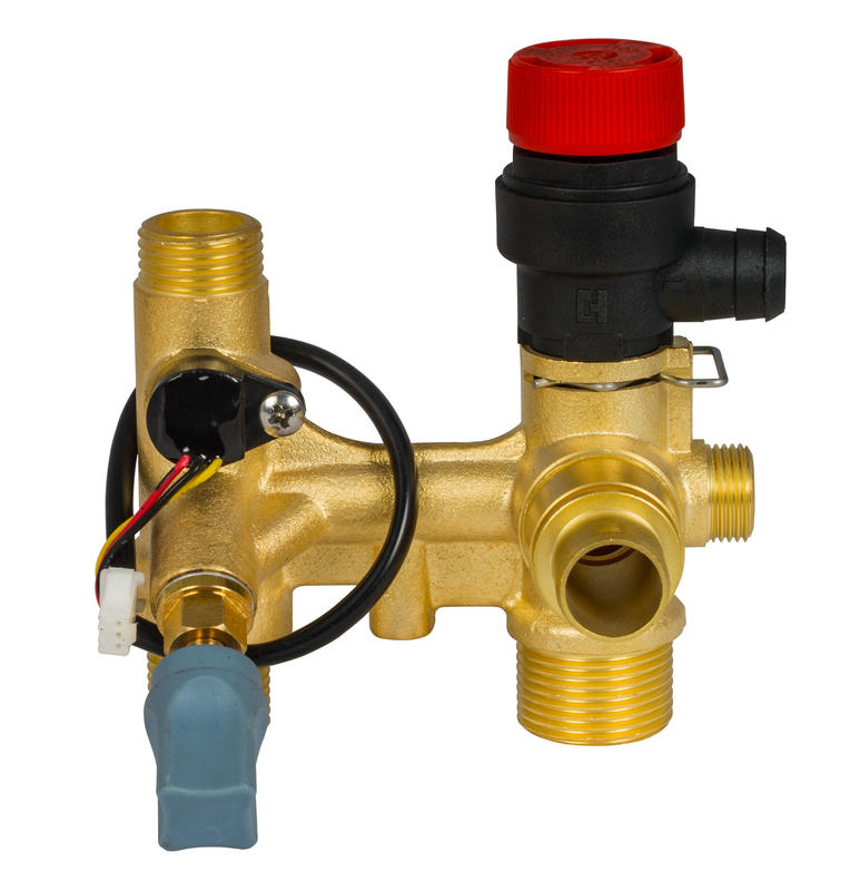 Casing machine water inlet valve