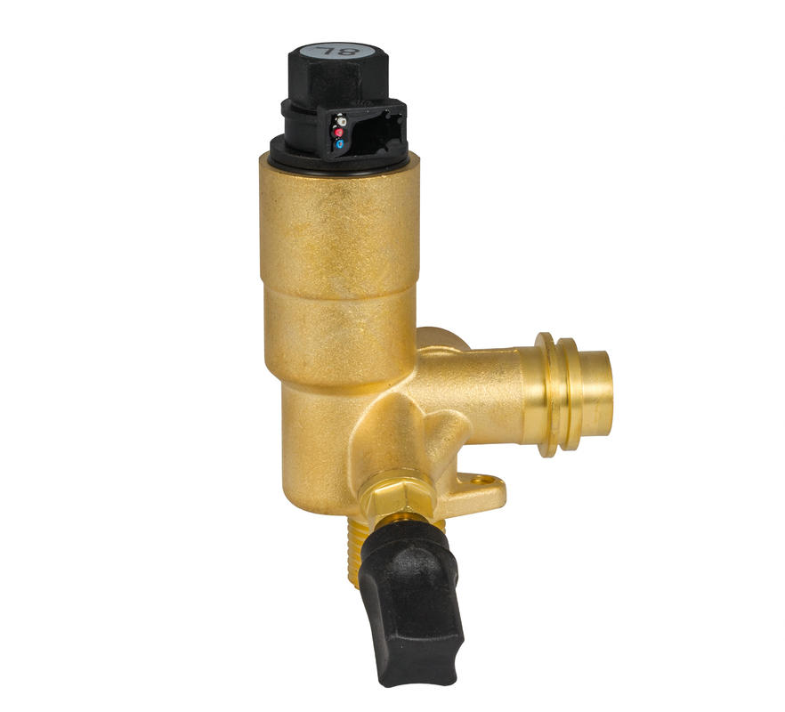 System machine water inlet valve