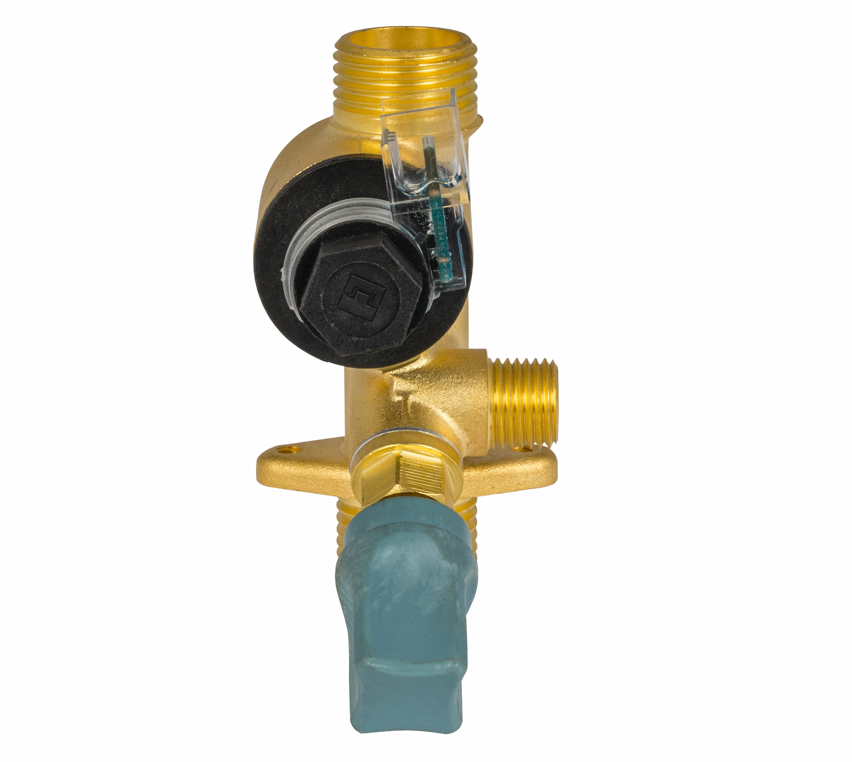 Casing machine inlet valve (turbine type flow sensor)