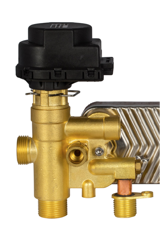Gas heating and hot water furnace outlet valve 3